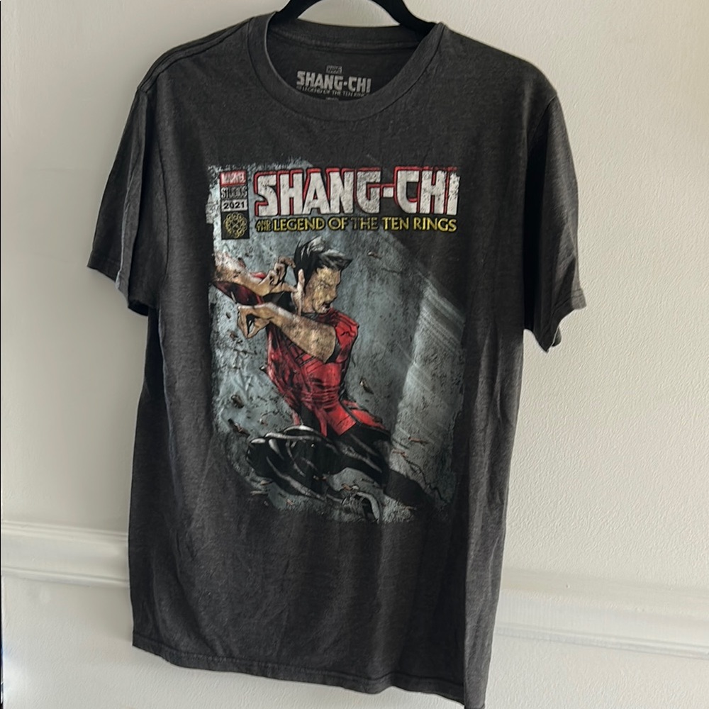 Marvel Gray Shang-Chi Short Sleeve Tee